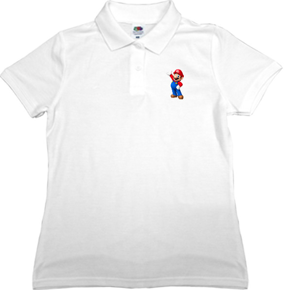 Mario - Women's Polo Shirt Fruit of the loom - Mario 3 - Mfest