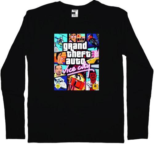 GTA - Men's Longsleeve Shirt - gta vice city 1 - Mfest