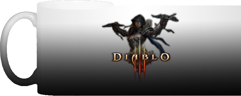 Diablo - Чашка Хамелеон - Diablo 3 logo 3 - Mfest