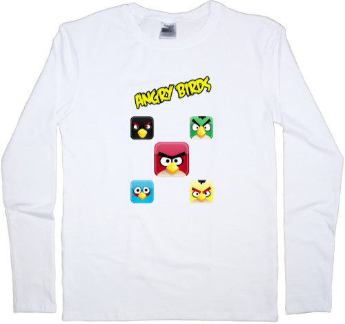Angry Birds - Men's Longsleeve Shirt - Angry Birds 16 - Mfest