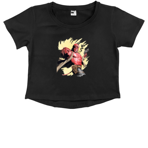 Hellboy - Kids' Premium Cropped T-Shirt - Hellboy 1 - Mfest