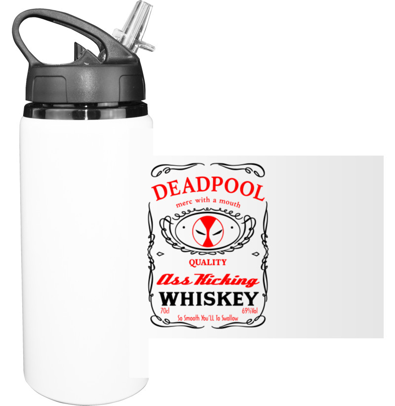 Deadpool - Пляшка для води - Deadpool Whiskey - Mfest