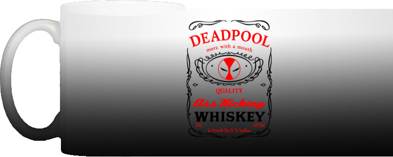 Deadpool - Чашка Хамелеон - Deadpool Whiskey - Mfest