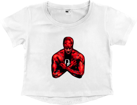 Daredevil - Women's Cropped Premium T-Shirt - Daredevil 1 - Mfest