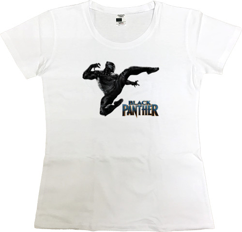 Black Parther - Футболка Премиум Женская - Black panther 12 - Mfest