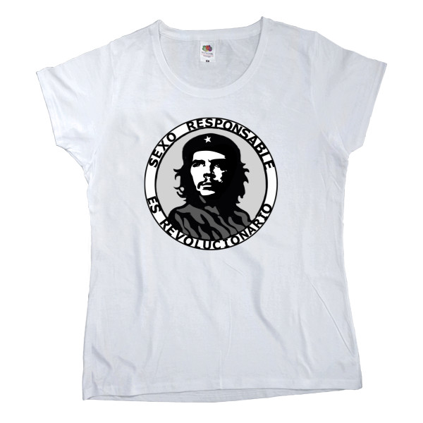 Che Guevara - Футболка Класика Жіноча Fruit of the loom - Che Guevara revolution 5 - Mfest