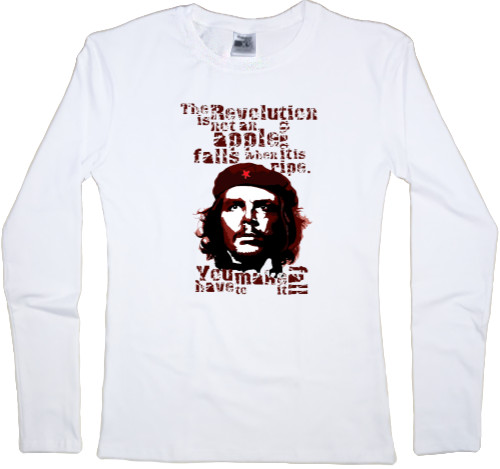Che Guevara - Футболка з Довгим Рукавом Жіноча - Che Guevara revolution 2 - Mfest