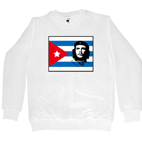 Che Guevara - Світшот Преміум Жіночий - Che Guevara flag - Mfest