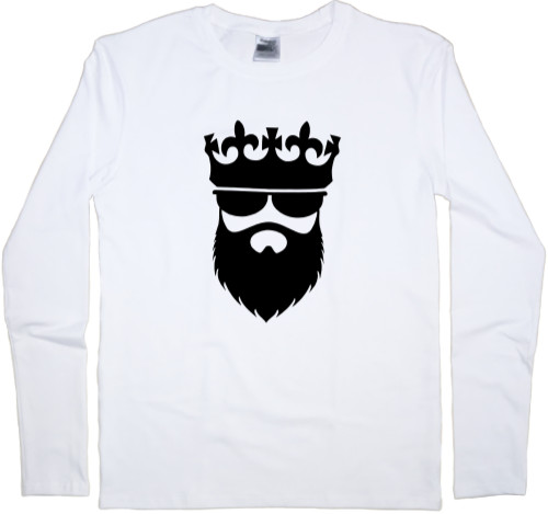 Бородачи - Men's Longsleeve Shirt - Коронованный бородач - Mfest