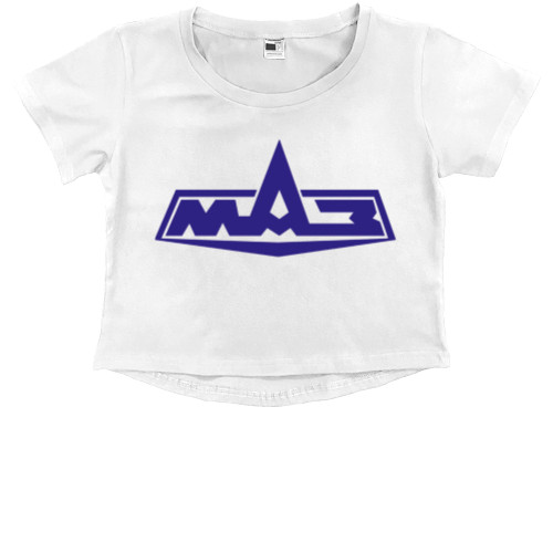 Прочие Лого - Kids' Premium Cropped T-Shirt - MAZ - Mfest