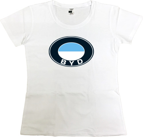 Прочие Лого - Women's Premium T-Shirt - byd - Mfest