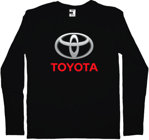 Toyota - Футболка з Довгим Рукавом Чоловіча - Toyota Logo 2 - Mfest