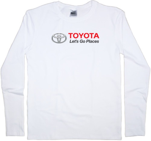 Toyota - Футболка з Довгим Рукавом Чоловіча - Toyota Logo 1 - Mfest