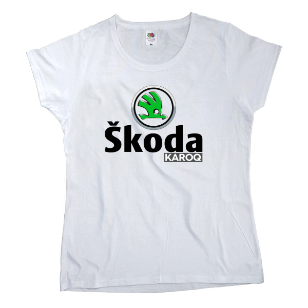 Skoda - Футболка Класика Жіноча Fruit of the loom - Skoda - Logo 19 - Mfest