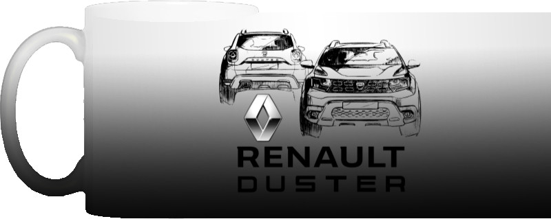 Renault - Чашка Хамелеон - Renault - Logo 7 - Mfest