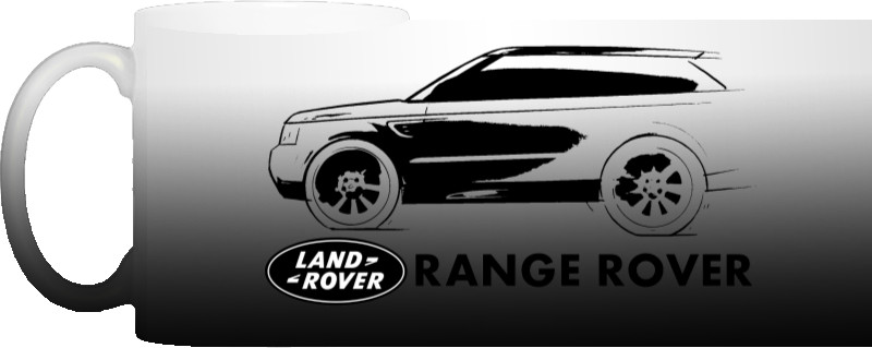 Range Rover - Чашка Хамелеон - Range Rover - Logo 6 - Mfest
