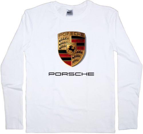 Porsche - Лонгслив Мужской - Porsche - Logo 1 - Mfest