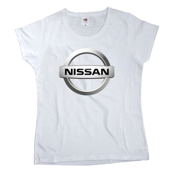 Nissan - Women's T-shirt Fruit of the loom - Nissan - Logo 1 - Mfest