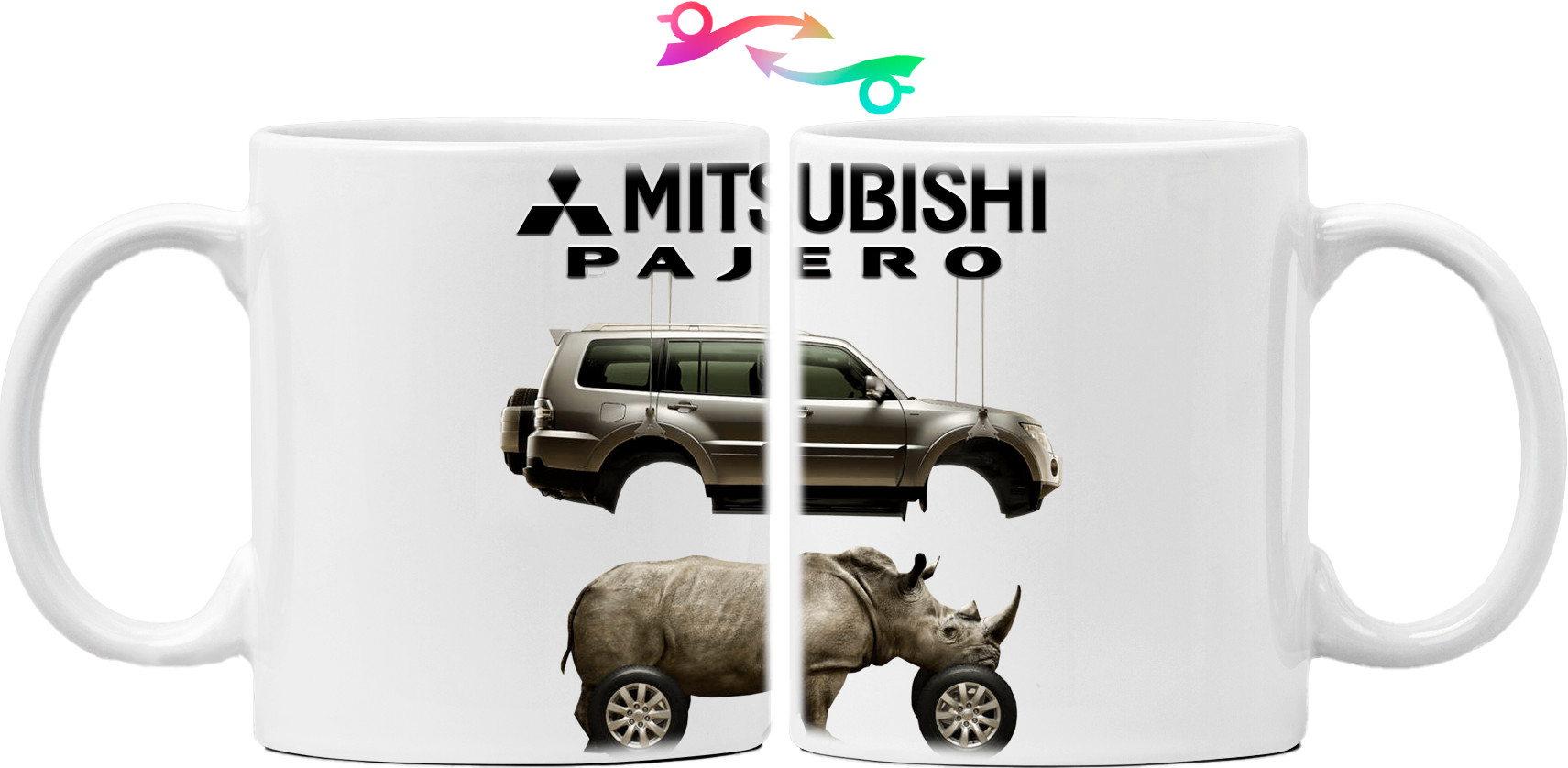 Mitsubishi - Mug - Mitsubishi - Logo - Pajero - 1 - Mfest