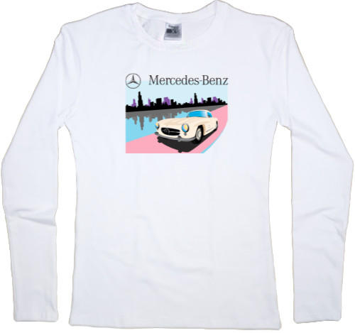 Mercedes-Benz - Women's Longsleeve Shirt - Mercedes Benz - Logo 12 - Mfest
