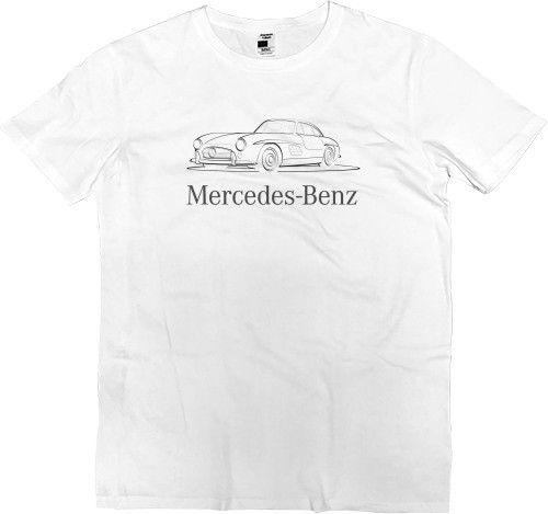 Mercedes-Benz - Футболка Премиум Мужская - Mercedes Benz - Logo 7 - Mfest