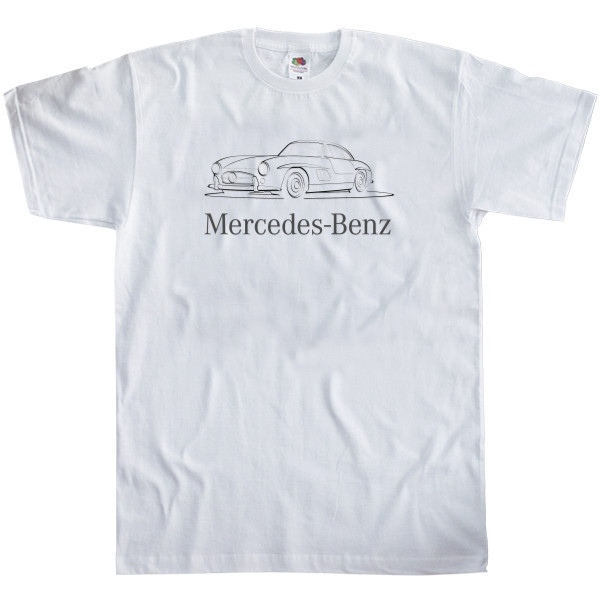 Mercedes-Benz - Футболка Классика Детская Fruit of the loom - Mercedes Benz - Logo 7 - Mfest