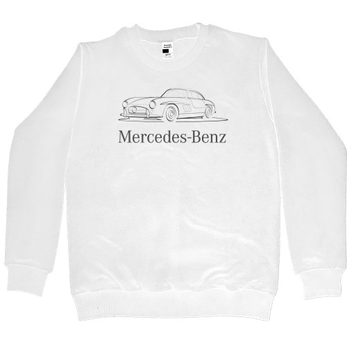 Mercedes-Benz - Свитшот Премиум Женский - Mercedes Benz - Logo 7 - Mfest