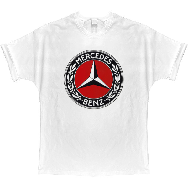 Mercedes-Benz - Футболка Оверсайз - Mercedes Benz - Logo 4 - Mfest