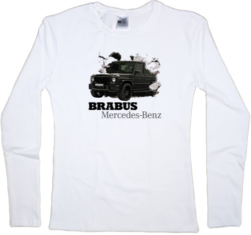 Mercedes-Benz - Лонгслив Женский - Mercedes Benz - Brabus 1 - Mfest