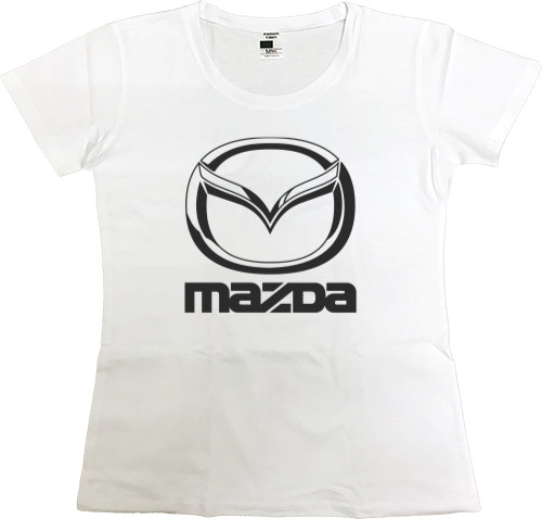 Mazda - Футболка Преміум Жіноча - Mazda Logo 2 - Mfest