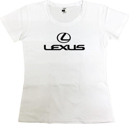 Lexus - Футболка Преміум Жіноча - Lexus Logo 3 - Mfest