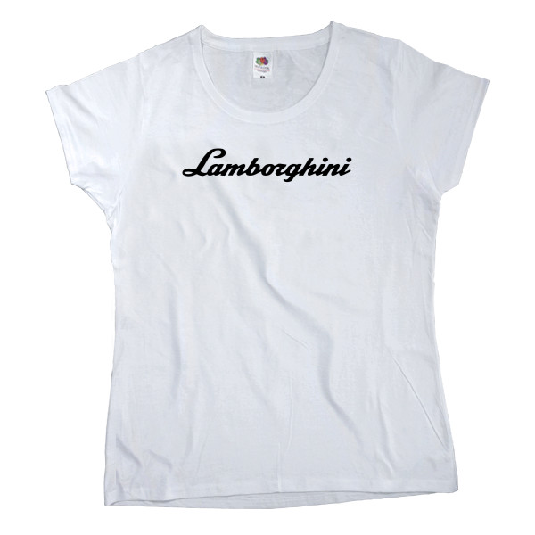 Lamborghini - Women's T-shirt Fruit of the loom - Lamborghini Logo 2 - Mfest