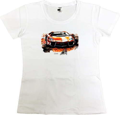 Lamborghini - Women's Premium T-Shirt - Lamborghini 9 - Mfest