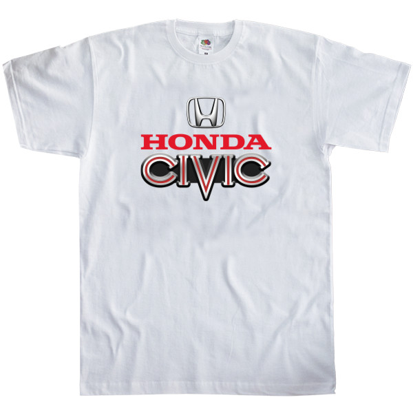 Honda - Kids' T-Shirt Fruit of the loom - Honda Civic Logo - 2 - Mfest