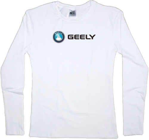 Geely - Лонгслив Женский - Geely logo 3 - Mfest