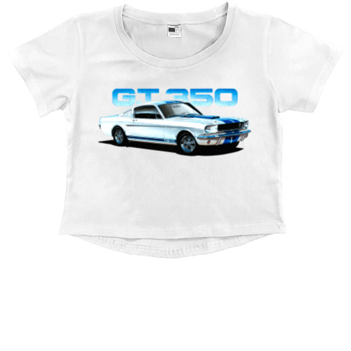 Ford - Kids' Premium Cropped T-Shirt - Ford GT350 - Mfest