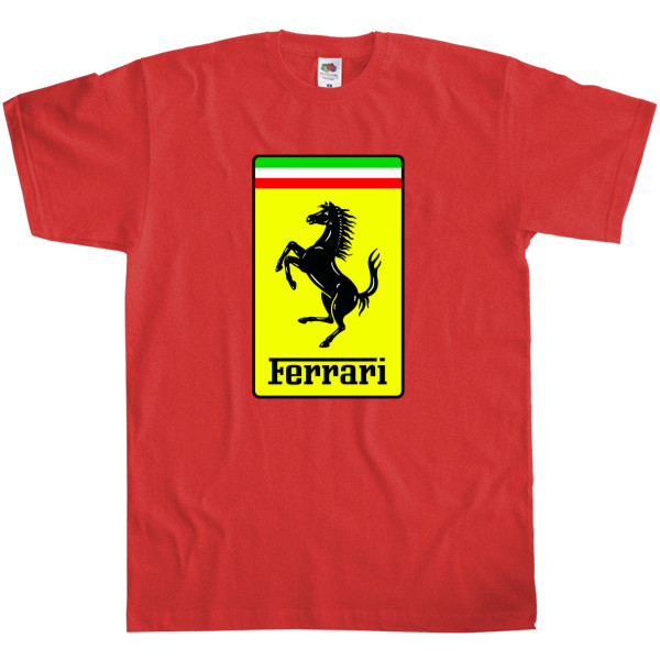 Ferrari - Футболка Классика Детская Fruit of the loom - Ferrari logo 1 - Mfest