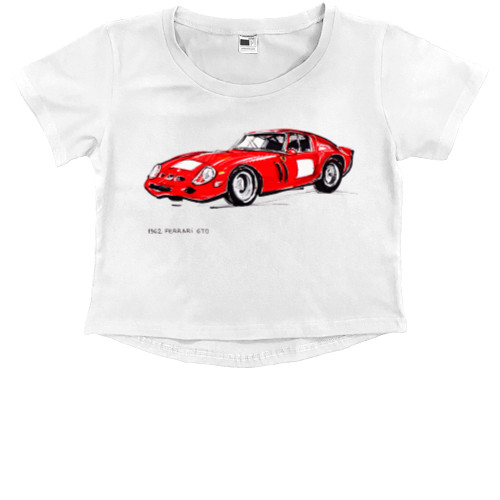 Ferrari - Kids' Premium Cropped T-Shirt - Ferrari 5 - Mfest