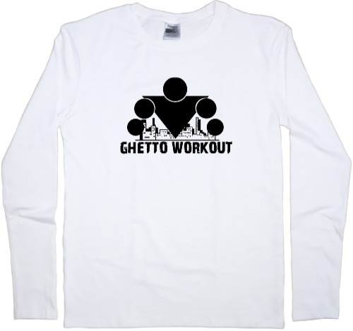 Street workout - Men's Longsleeve Shirt - Ghetto workout - Mfest