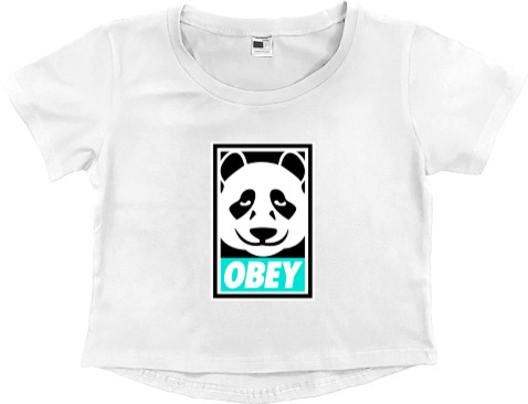 OBEY - Women's Cropped Premium T-Shirt - Obey (8) - Mfest