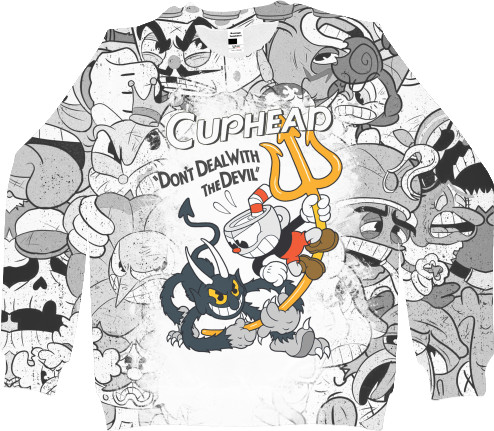 CupHead - Світшот 3D Чоловічий - CUPHEAD (5) - Mfest