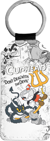 CupHead - Брелок прямокутний - CUPHEAD (5) - Mfest