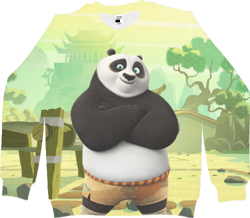 Кунг-фу панда - Світшот 3D Жіночий - Кунг-фу панда (2) - Mfest