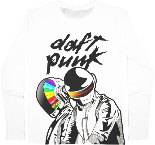 Daft Punk - Kids' Longsleeve Shirt 3D - daft Punk [2] - Mfest