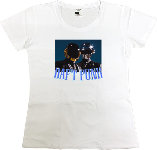 Daft Punk - Футболка Преміум Жіноча - daft Punk [8] - Mfest