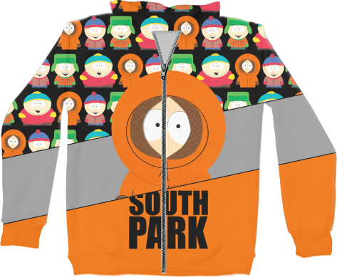 South Park - Unisex Zip-through Hoodie 3D - south park 10 - Mfest