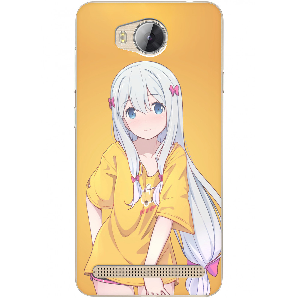 Senpai - Чехол Huawei - GIRL (ORANGE) - Mfest