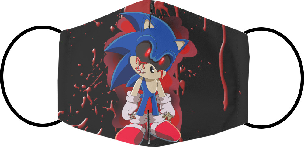 Sonic - Маска на лицо - SONIC EXE - Mfest