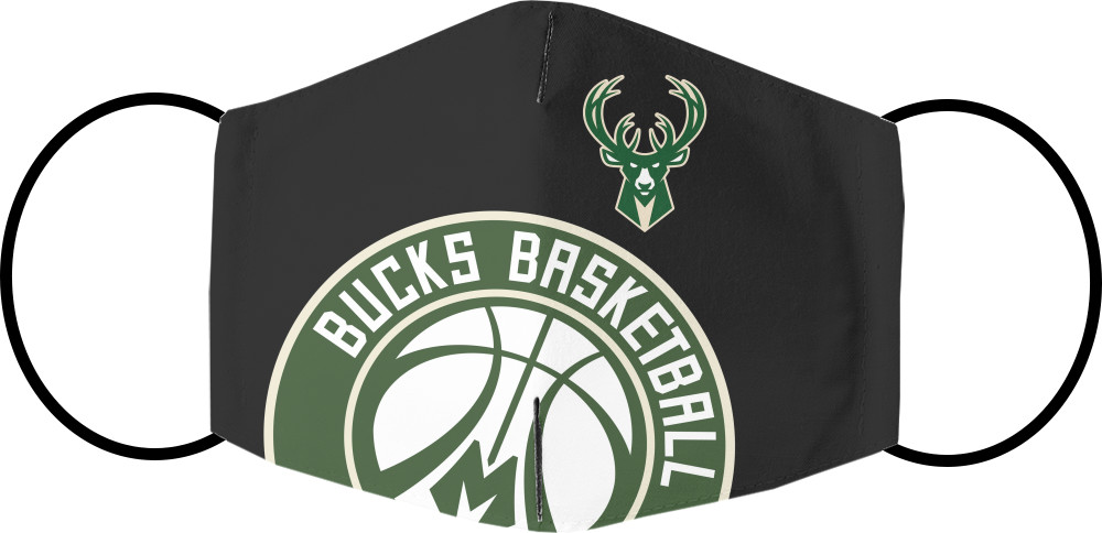 Баскетбол - Маска на лице - Milwaukee Bucks 1 - Mfest