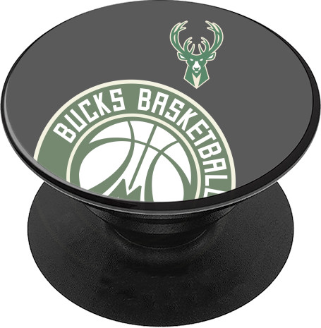 Баскетбол - PopSocket Підставка для Телефону - Milwaukee Bucks 1 - Mfest